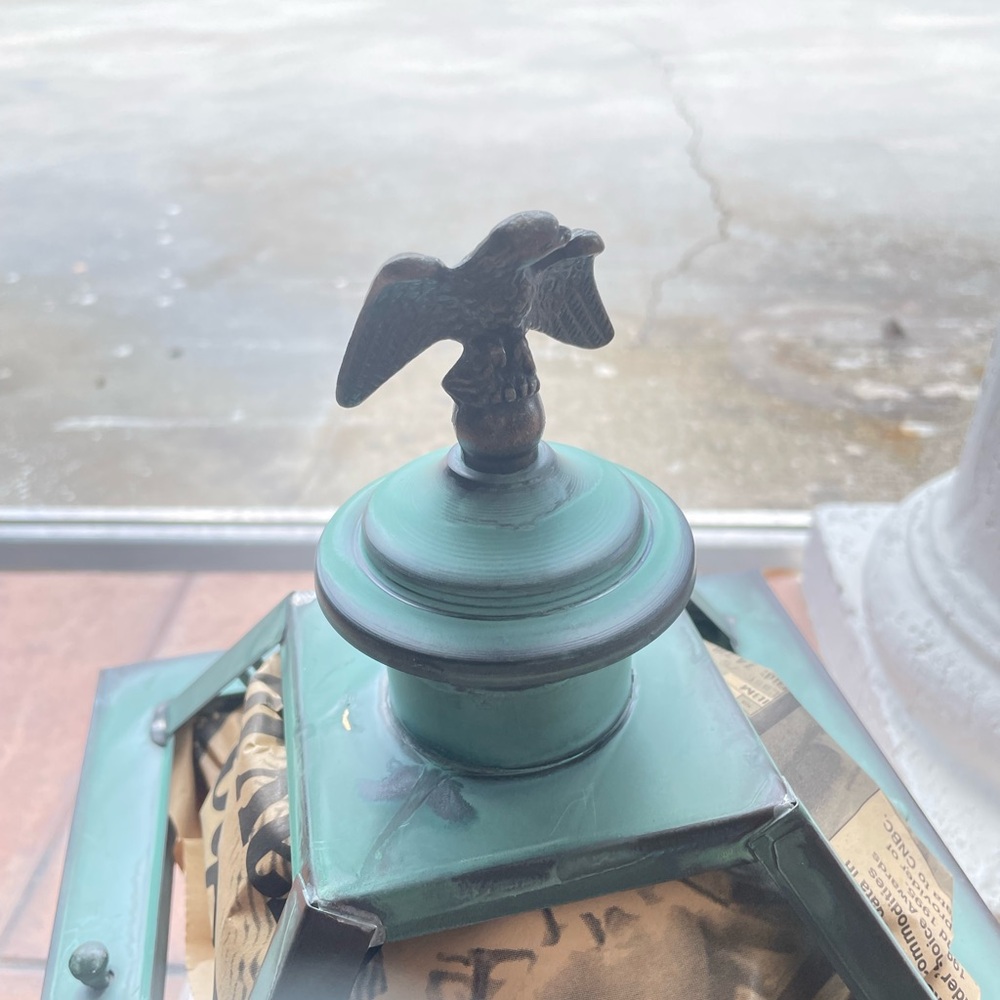 Antique set of post lanterns Norwell